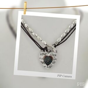 Love Heart Necklace Set